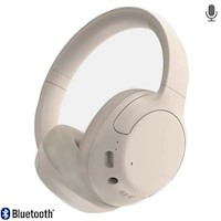 Auriculares Over Ear Inalambricos Audifonos Bluetooth Wireless Beige